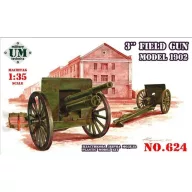 Unimodels 3inch field gun, model 1902 1:72 (UMT624)