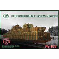 Unimodels Motorized armored railcar MBV No.01 1:72 (UMT673)