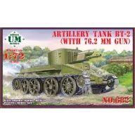 Unimodels BT-2 Artillery tank with 7.62mm gun 1:72 (UMT682)