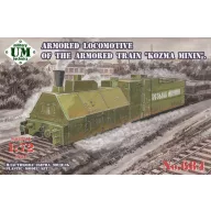   Unimodels Kozma Minin armored locomotive of the armored train 1:72 (UMT684)