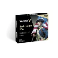Vallejo Model Color Set Basic Colors USA 16x18 ml (70140)