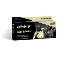  Vallejo Model Color Set Black & White by Angel Giraldez 8x18 ml (70151)