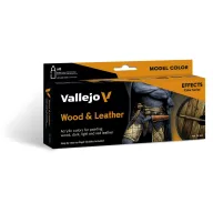   Vallejo Model Color Set Wood & Leather by Angel Giraldez 8x18 ml (70182)