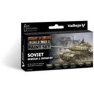   Vallejo Model Color Set Soviet Armour & Infantry 6x18 ml (70202)