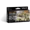 Vallejo Model Color Set Desert British & German Armour & Infantry 6x18 ml (70208)