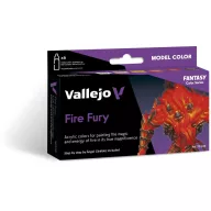   Vallejo Model Color Set Fire Fury by Angel Giraldez 6x18 ml (70243)