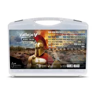   Vallejo Basic Case. Includes: 75 basic colors + 5 auxiliaries 18 ml (70252)