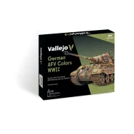   Vallejo Model Color Set German AFV Colors WWII 16x18 ml (70255)
