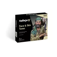Vallejo Model Color Set Face & Skin Tones 16x18 ml (70258)