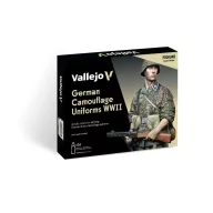   Vallejo Model Color Set German Camouflage Uniforms WWII 16x18 ml (70261)