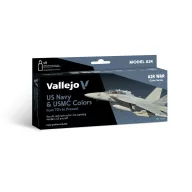   Vallejo Model Air US Navy & USMC Colors from 70's to present 18 ml (71155)