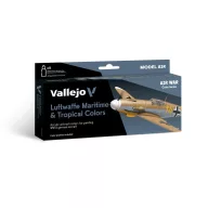   Vallejo Model Air Luftwaffe Maritime And Tropical Colors 1941 to EndWar 18 ml (71164)