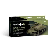   Vallejo Model Air Set US Army Europe & North Africa 1942-1945 8x18 ml (71625)