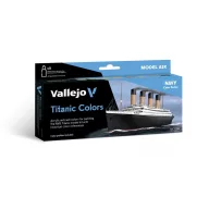 Vallejo Model Air Set Titanic Colors 8x18 ml (71646)