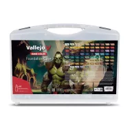   Vallejo Foundation Case. Includes 80 opaque colors 18 ml (72180)