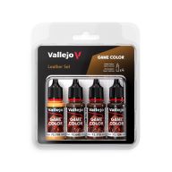 Vallejo Game Color Leather Set 4x18 ml (72385)