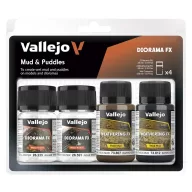 Vallejo Effect Set Mud & Puddles 4x35 ml (73189)