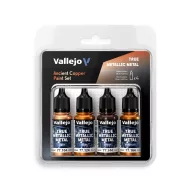 Vallejo True Metal Set Ancient Copper 4x18 ml (77253)