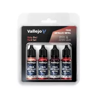 Vallejo True Metal Set Ruby Red 4x18 ml (77254)