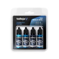 Vallejo True Metal Set Sapphire Blue 4x18 ml (77256)