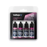   Vallejo True Metallic Metal: Crimson Magenta Paint Set (4)  (77261)