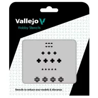   Vallejo Assorted German WWII Tank Marks 125 x 125 mm (ST-AFV001)