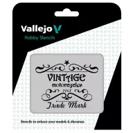 Vallejo Vintage Motorcycles Sign 125 x 125 mm (ST-LET005)