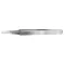 Vallejo Flat Rounded Stainless Steel Tweezers (120 mm) (T12007)