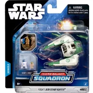   Star Wars 8 cm-es jármű figurával - Yoda's Jedi Starfighter +Yoda + R2-D2 (SWJ0008)