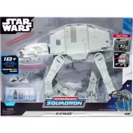   Star Wars 30 cm-es jármű figurával - AT-AT + Speedbiker + 5 figura fény és hang effekttel (SWJ0170)