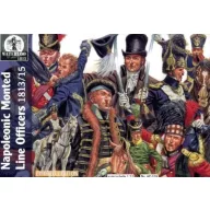 Waterloo 1815 Napoleonic mounted Line officers 1:72 (AP028)