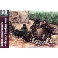   Waterloo 1815 Britsh paratroopers w.pack howitzer WWII 1:72 (AP036)