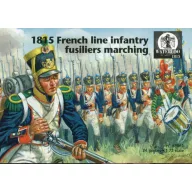   Waterloo 1815 1815 French line infantry fusiliers marching 1:72 (AP061)