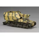 Zimi Model 15 cm sFH 13/1 (Sf)auf Gw Lrs.(f )Sd.Kfz.135/1 with German 50 Ton Type SSy45 Flatcar Schwerer Platformwagen [3 in 1] 1:35 (ZM35076)