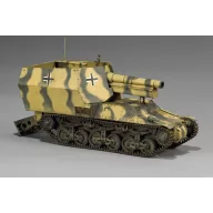   Zimi Model 15 cm sFH 13/1 (Sf)auf Gw Lrs.(f )Sd.Kfz.135/1 with German 50 Ton Type SSy45 Flatcar Schwerer Platformwagen [3 in 1] 1:35 (ZM35076)